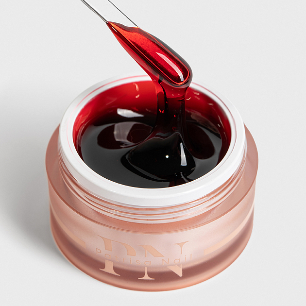 Vitrage Gel №1 Red, витражный гель PN 15 г