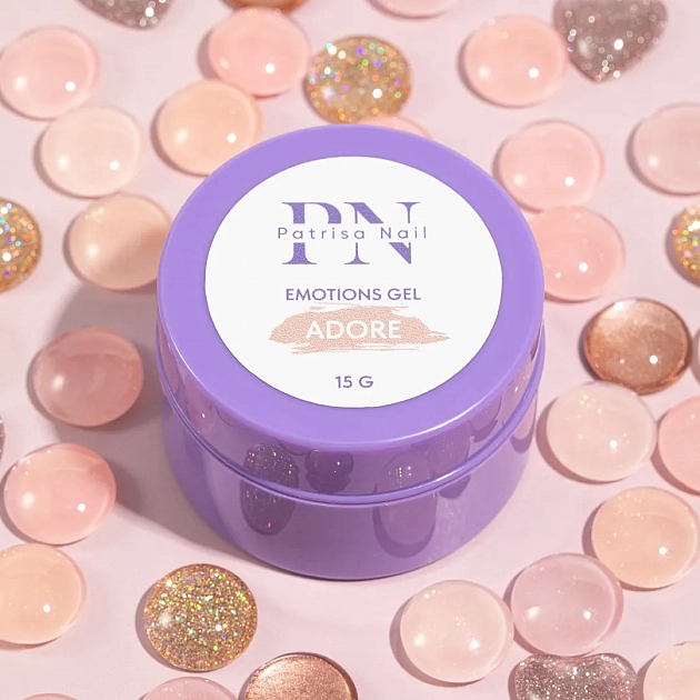 Emotions Gel Adore PN гель с шиммером 15гр