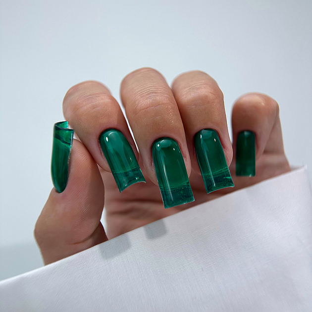 Гель-лак   Glass Emerald PN 8 мл