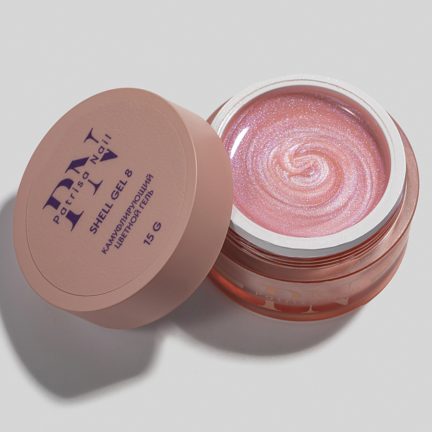 Shell Gel PN №8 камуфлирующий цветной гель 15 г