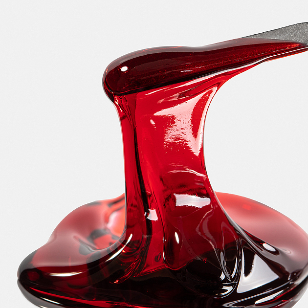 Vitrage Gel №1 Red, витражный гель PN 15 г