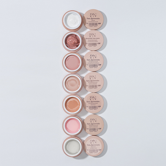 Гель Дримлайн PN конструирующий белый (на формах) 15 гр