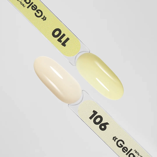 Набор "Сливочный блеск" (№106, 110, Glossy top) 8 мл, PN