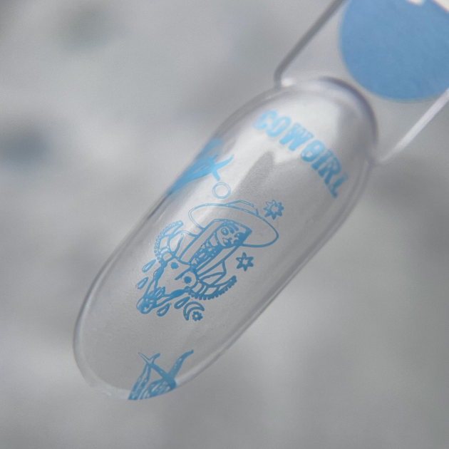 Лак для стемпинга "Tramp Stamp" PN №13 голубой 8 мл