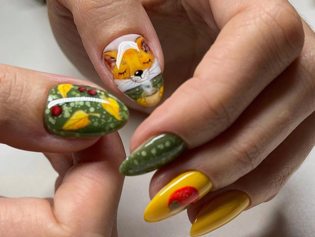 FLAKE base PN Avocado травянисто-зеленая база с белыми шестигранниками 8 мл