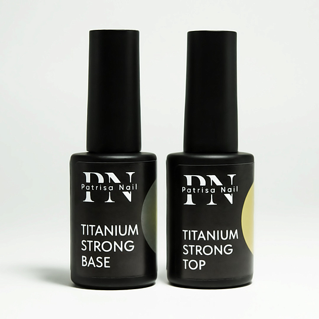 НАБОР База Titanium Strong + Топ Titanium Strong 8 мл