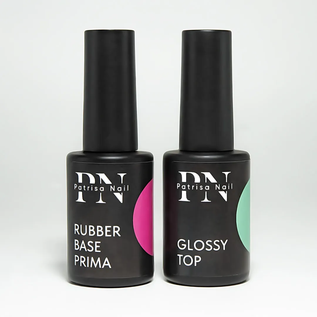 НАБОР База Prima + Glossy top 8 мл