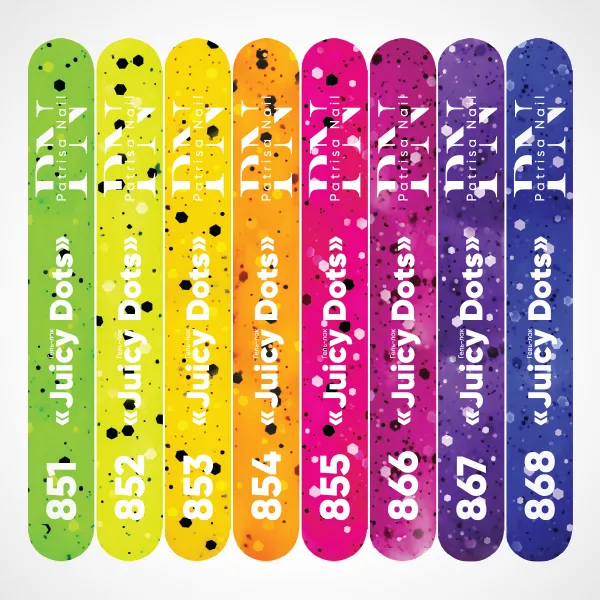 Наклейки на типсы для коллекции "Juice dots"