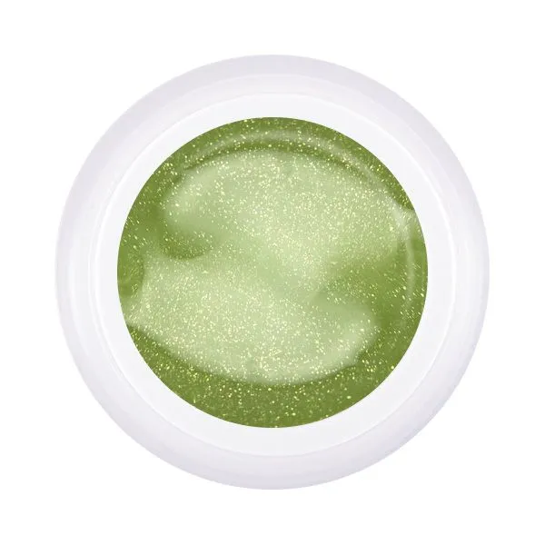 Pudding Gel Olive PN конструирующий цветной гель с микроблеском 15 гр