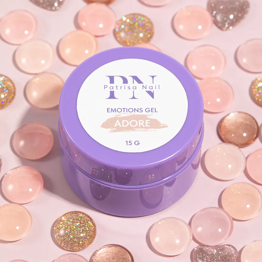 Emotions Gel Adore PN гель с шиммером, 15гр