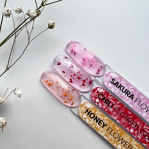 FLOWER GEL Sakura гель для дизайна с цветами 5 гр