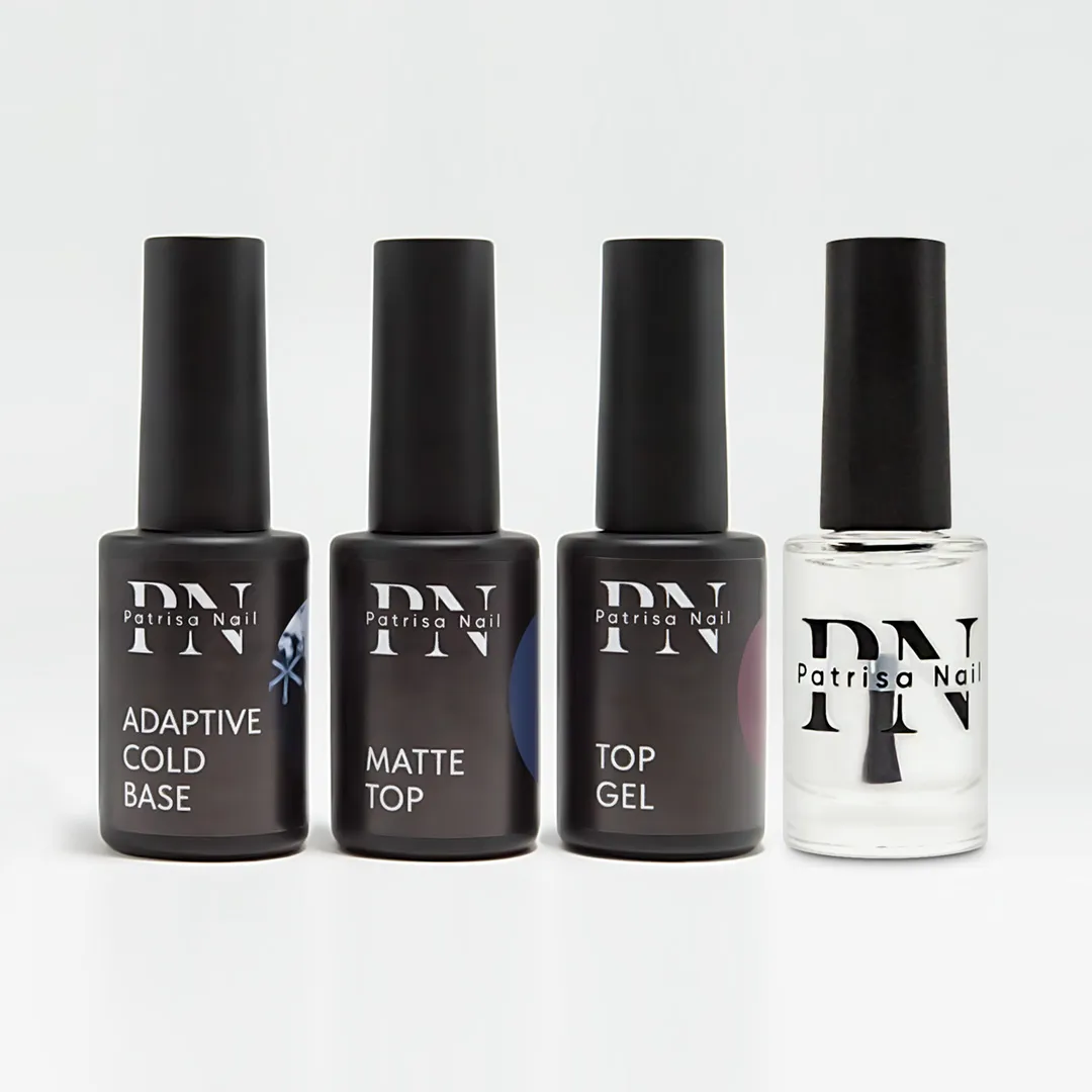 НАБОР База Adaptive Cold + Matte Top + Top Gel + Праймер 8 мл