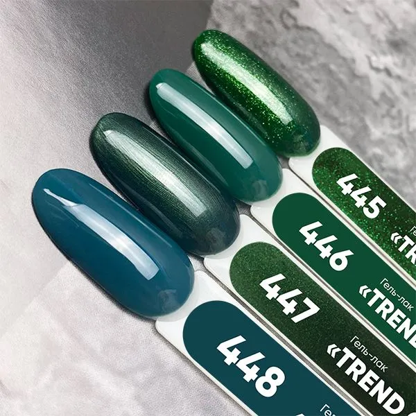 Гель-лак TREND GREEN №446, 8 мл