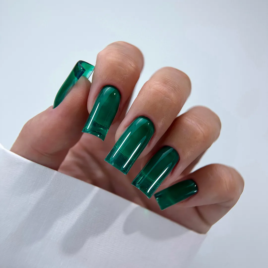 Гель-лак   Glass Emerald PN 8 мл