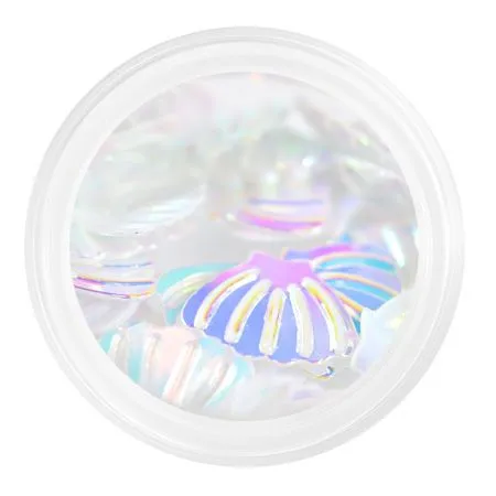 Камифубуки фигурные PN 3D Ракушка №К83 (голубой опал)