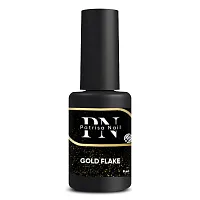 Топ глянцевый Gold Flake PN с золотыми хлопьями без липкого слоя 8 мл