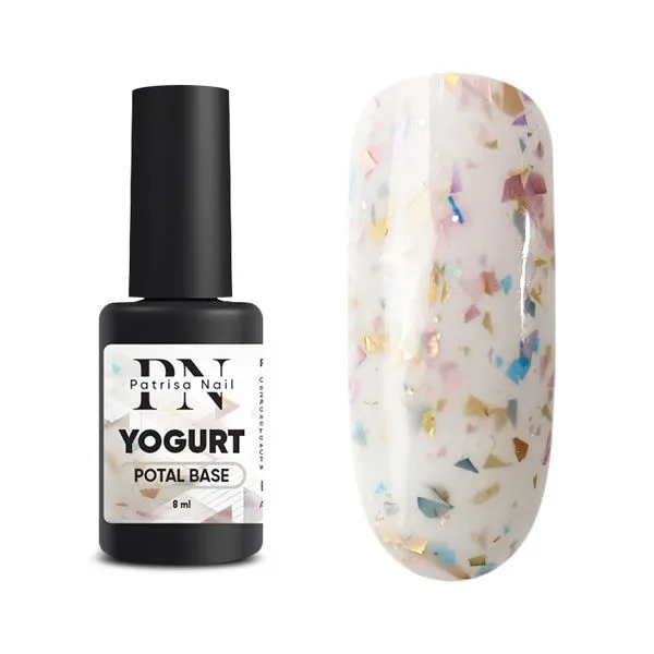 POTAL Yogurt base PN каучуковая молочная база с разноцветной поталью 8 мл