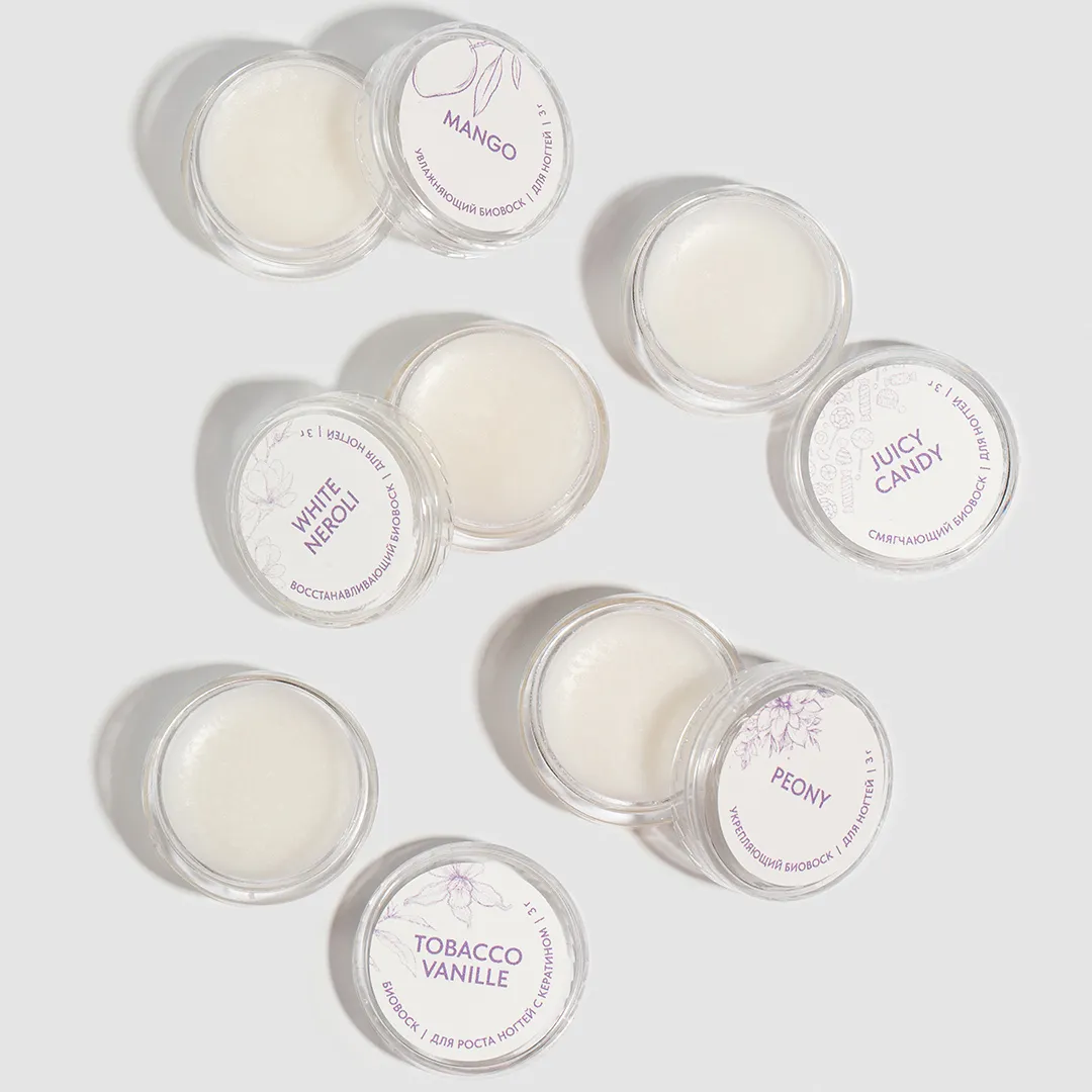 PN Набор биовосков “Peony,  Mango, Tobacco Vanille, White Neroli, Juicy Candy”, 3 г, 5 шт